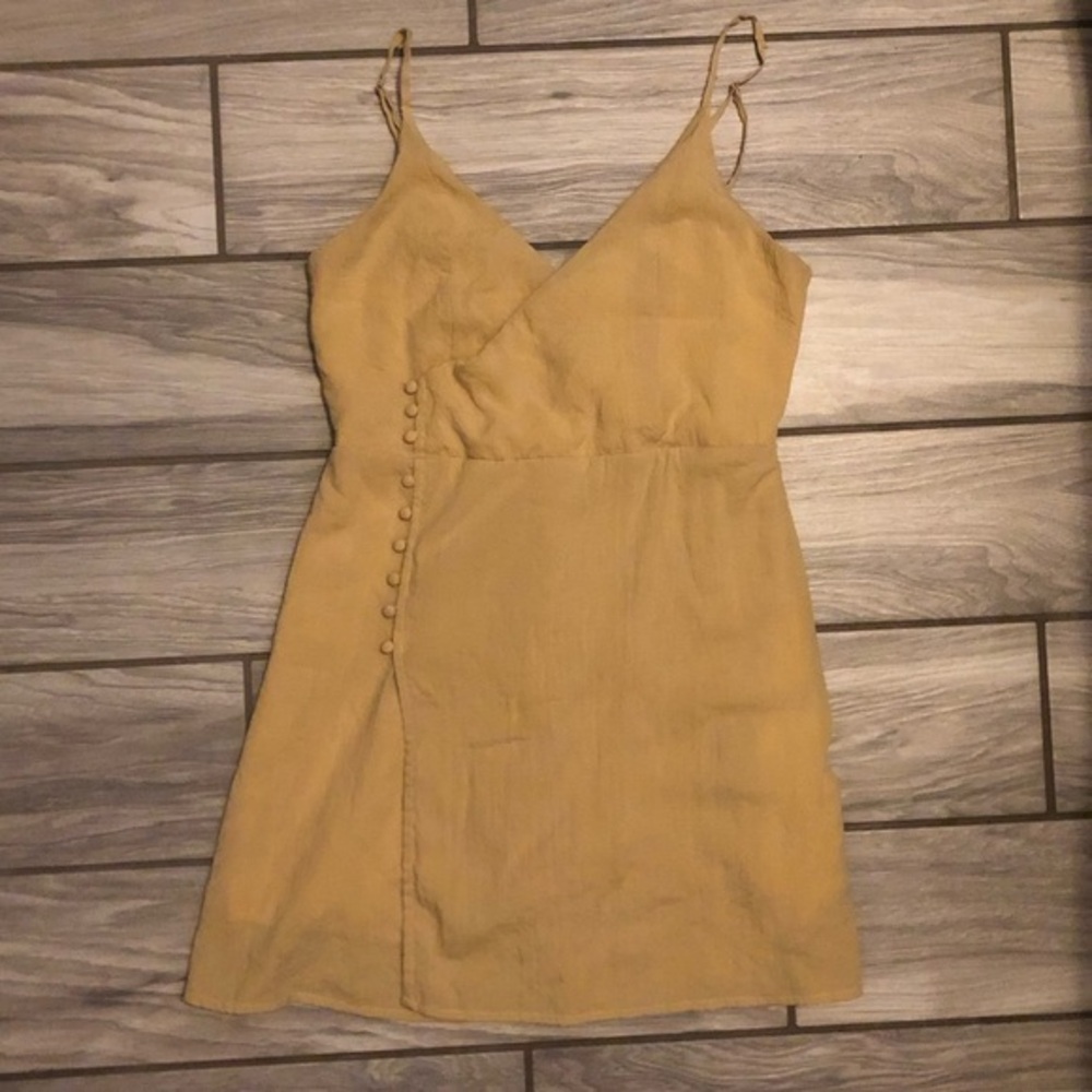 EMORY PARK Yellow Mini Dress